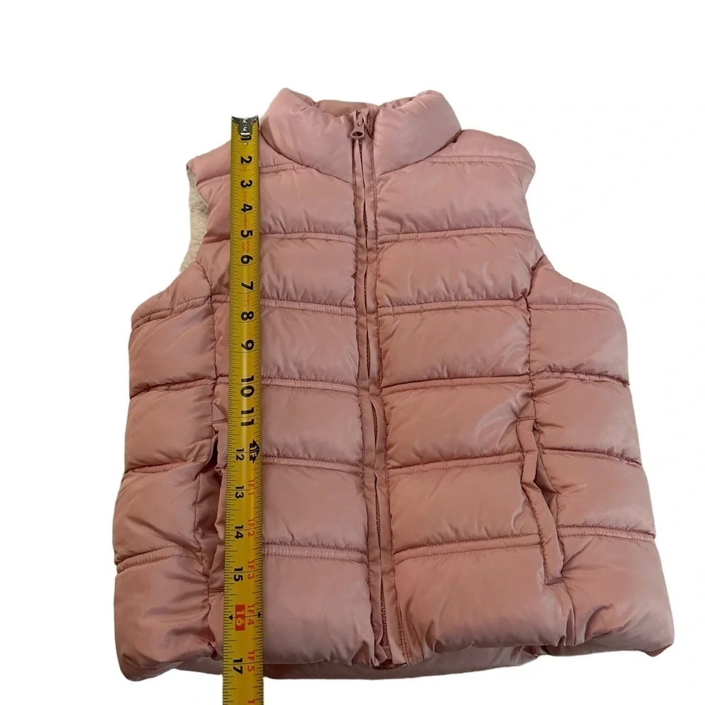 Gap Kids Light Pink Puffer Vest Size Medium